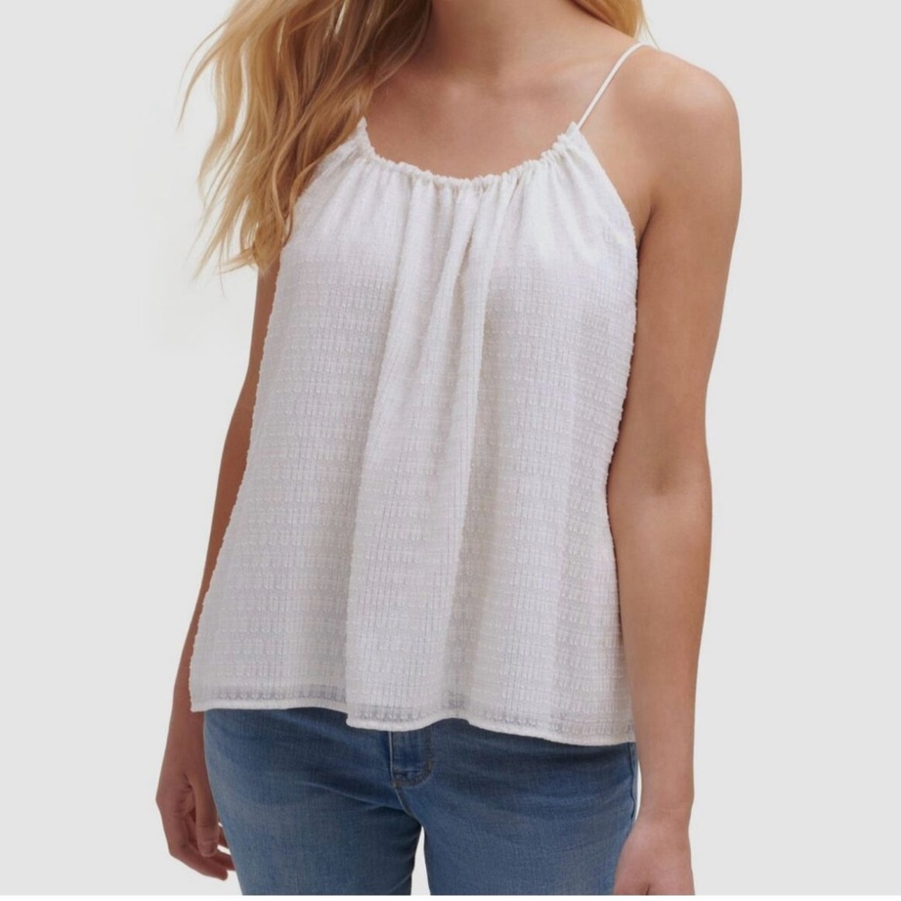 DKNY Women's Cream Top